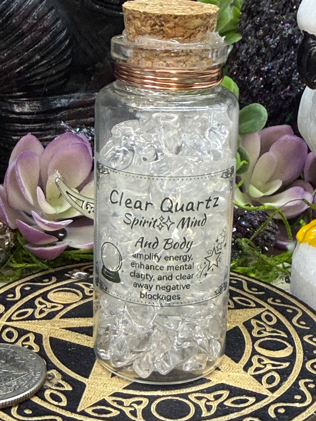 Clear Quartz Intension Jar