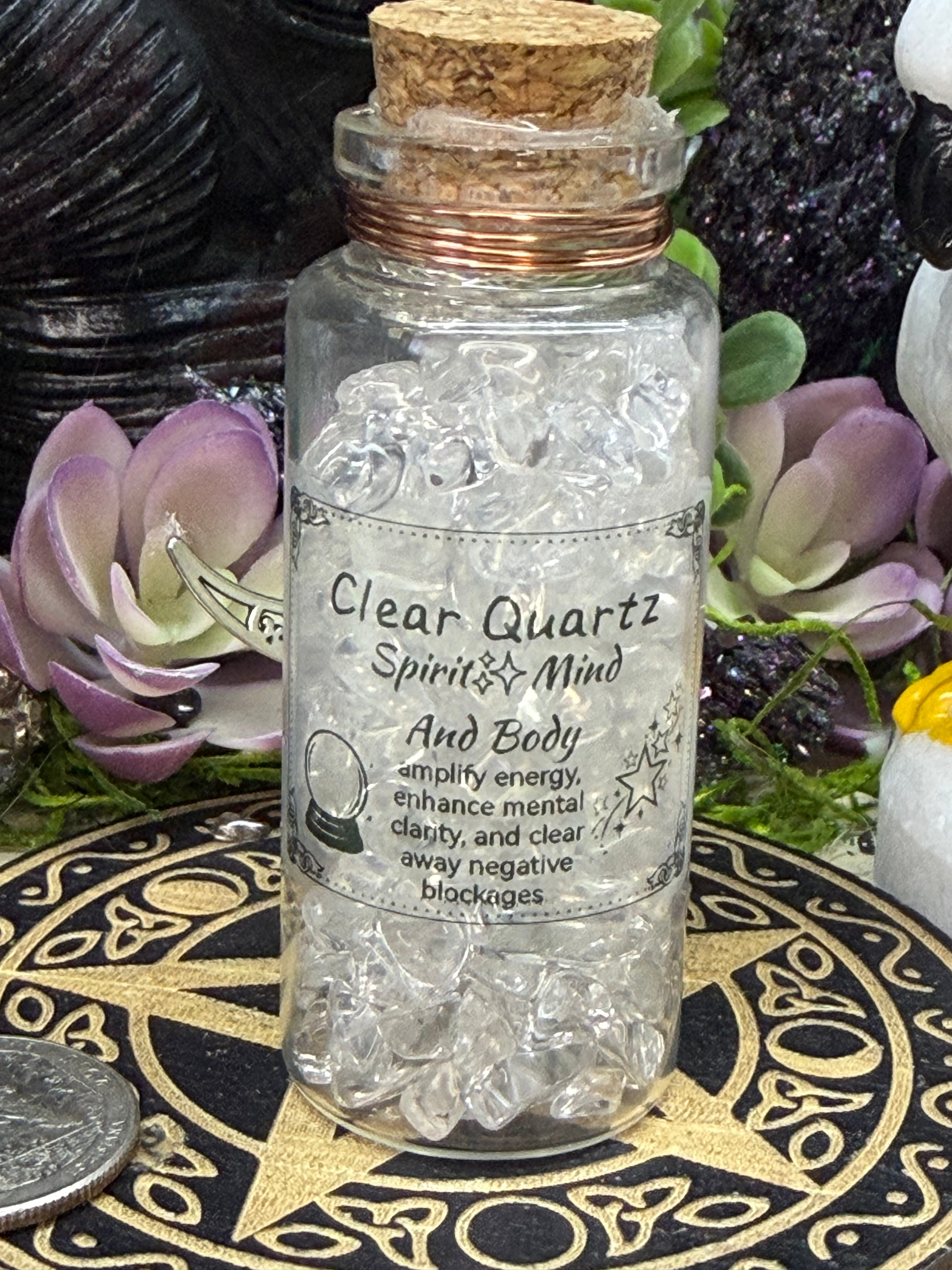 Clear Quartz Intension Jar