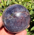 Rare Blood Iolite Sphere,74mm